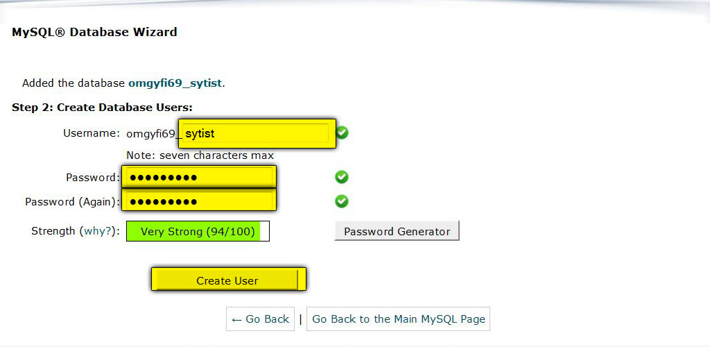 Creating a MySQL Database in cPanel  